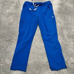 Figs Scrub Pants Womens Medium Petite Blue Yola Skinny TW2000P